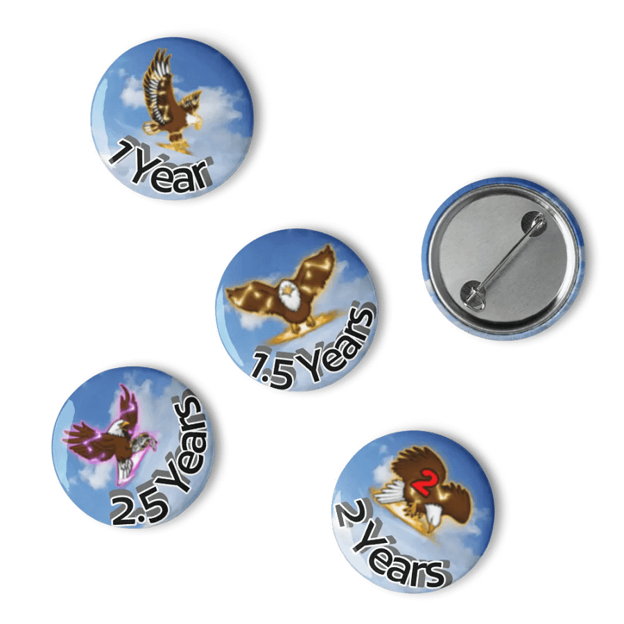 Subscriber Badge Pins (1-3 years) product image (6)