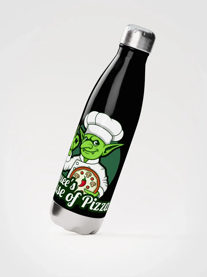 Squee’s House of Pizza Stainless Steel Water Bottle product image (2)