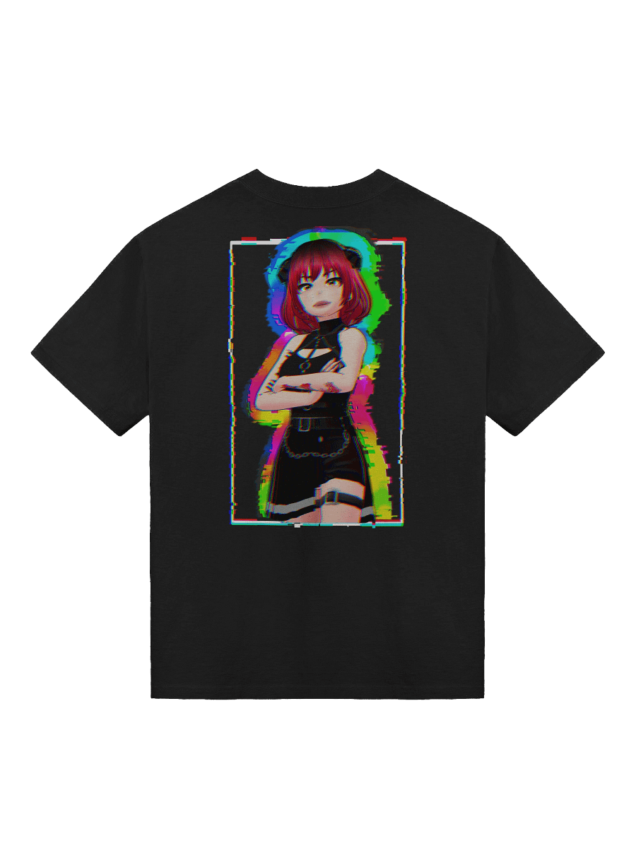 Classic RAENBOU Glitch Noir Oversized Tee product image (2)