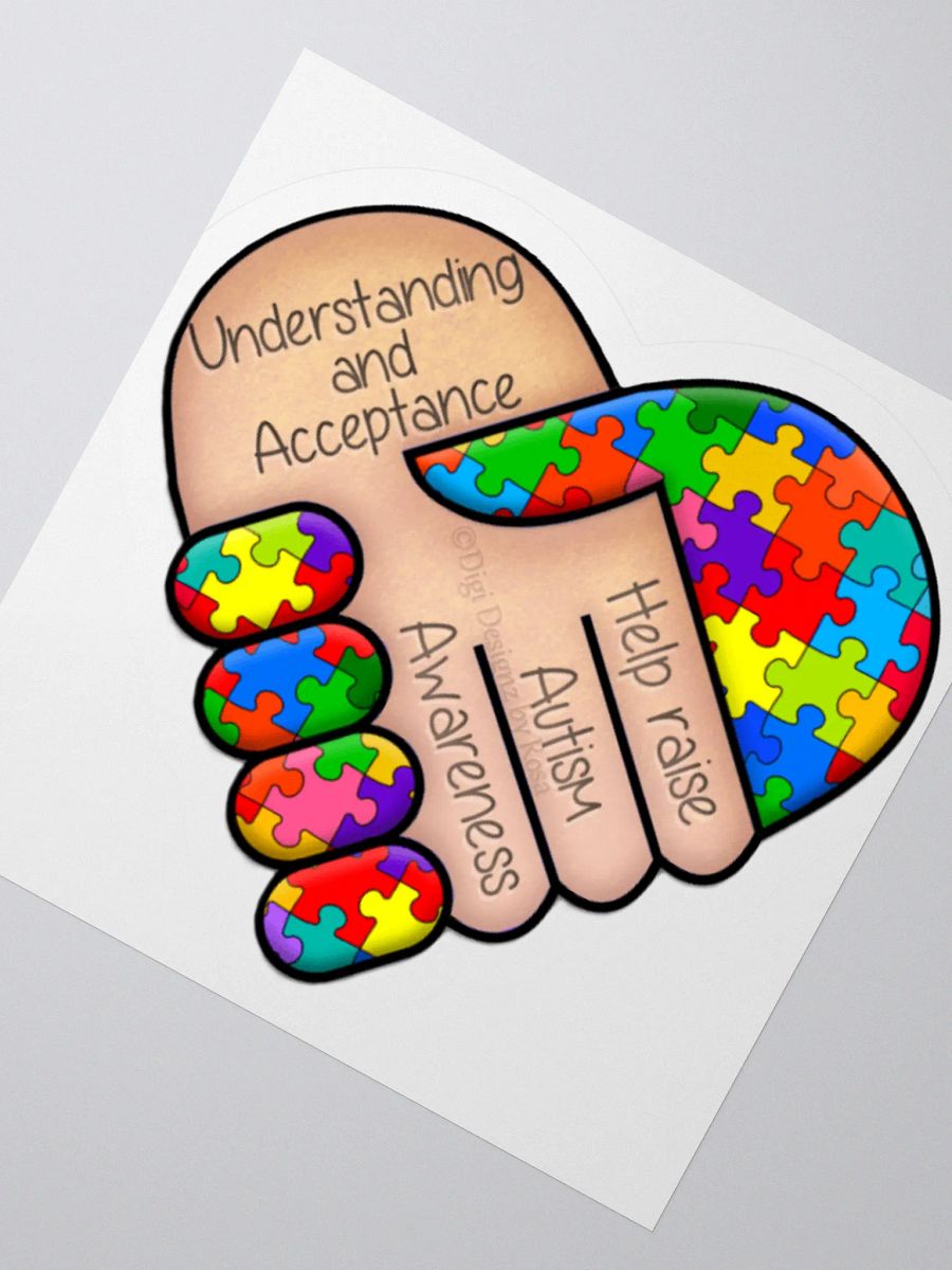 Autism Awareness Kiss Cut Stickers product image (4)
