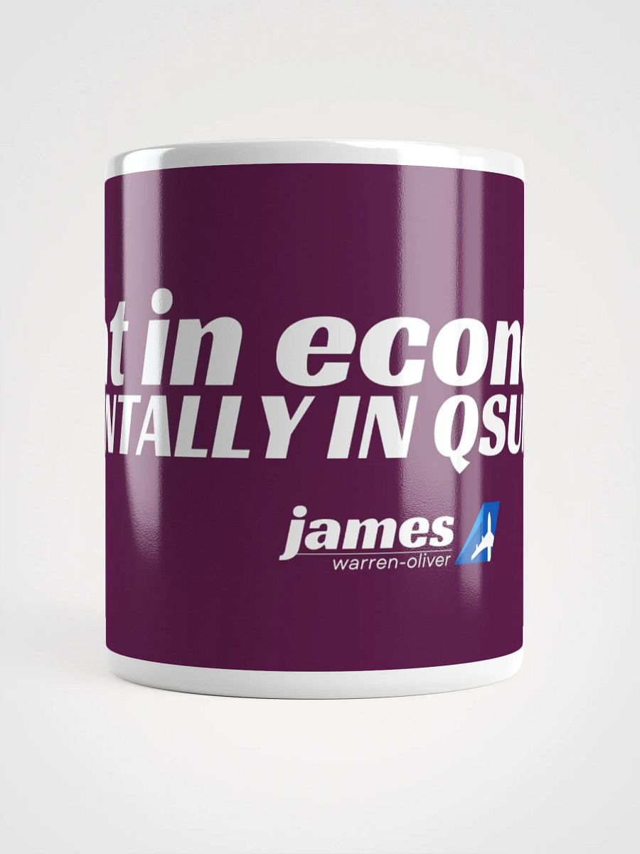 🇶🇦 Sat in Economy, Mentally in Qsuites (Qatar Airways) Mug product image (6)
