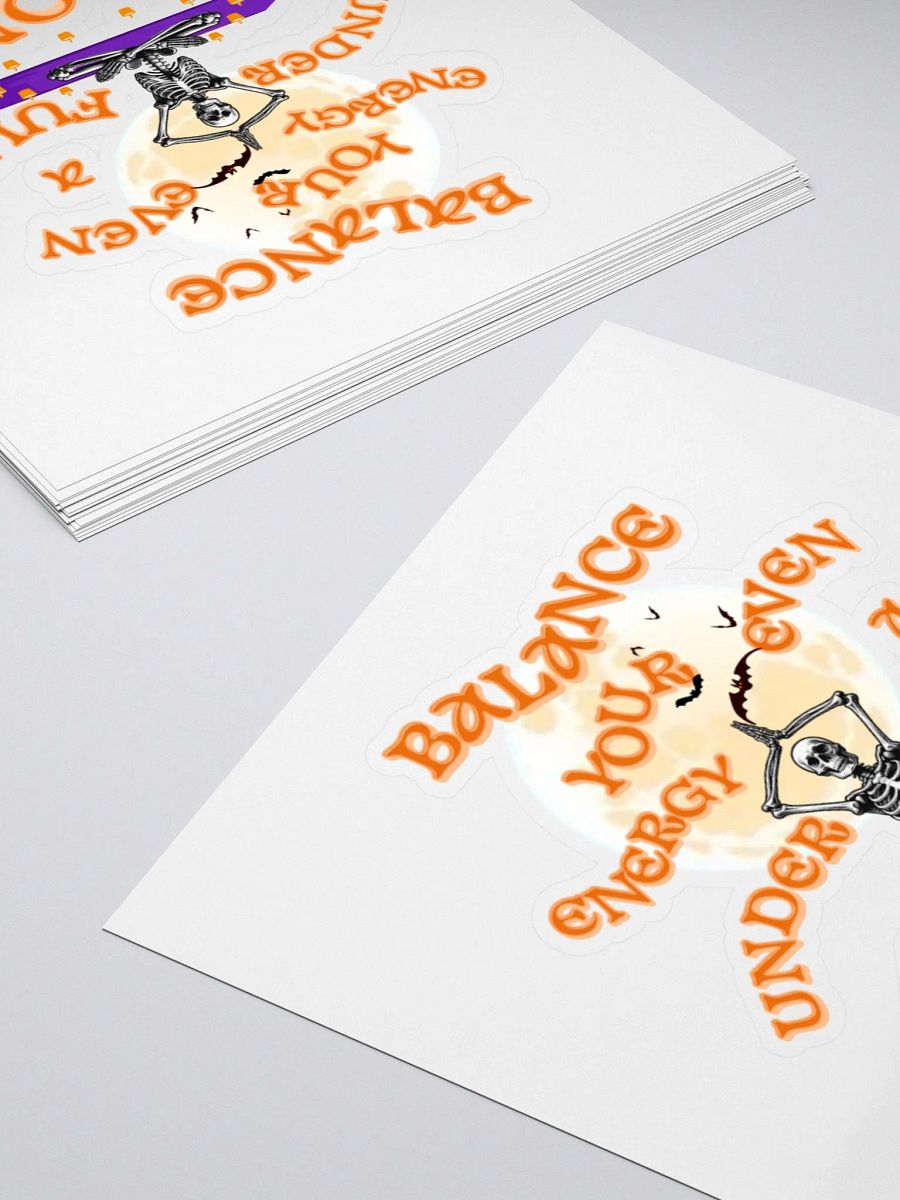 Full Moon Yoga Skeleton Stickers product image (4)