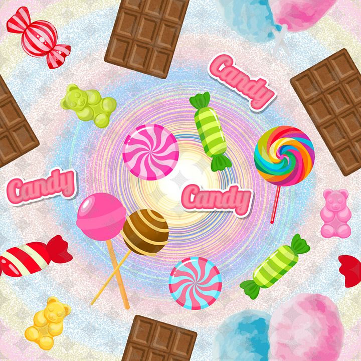I Want Candy Seamless Pattern product image (1)