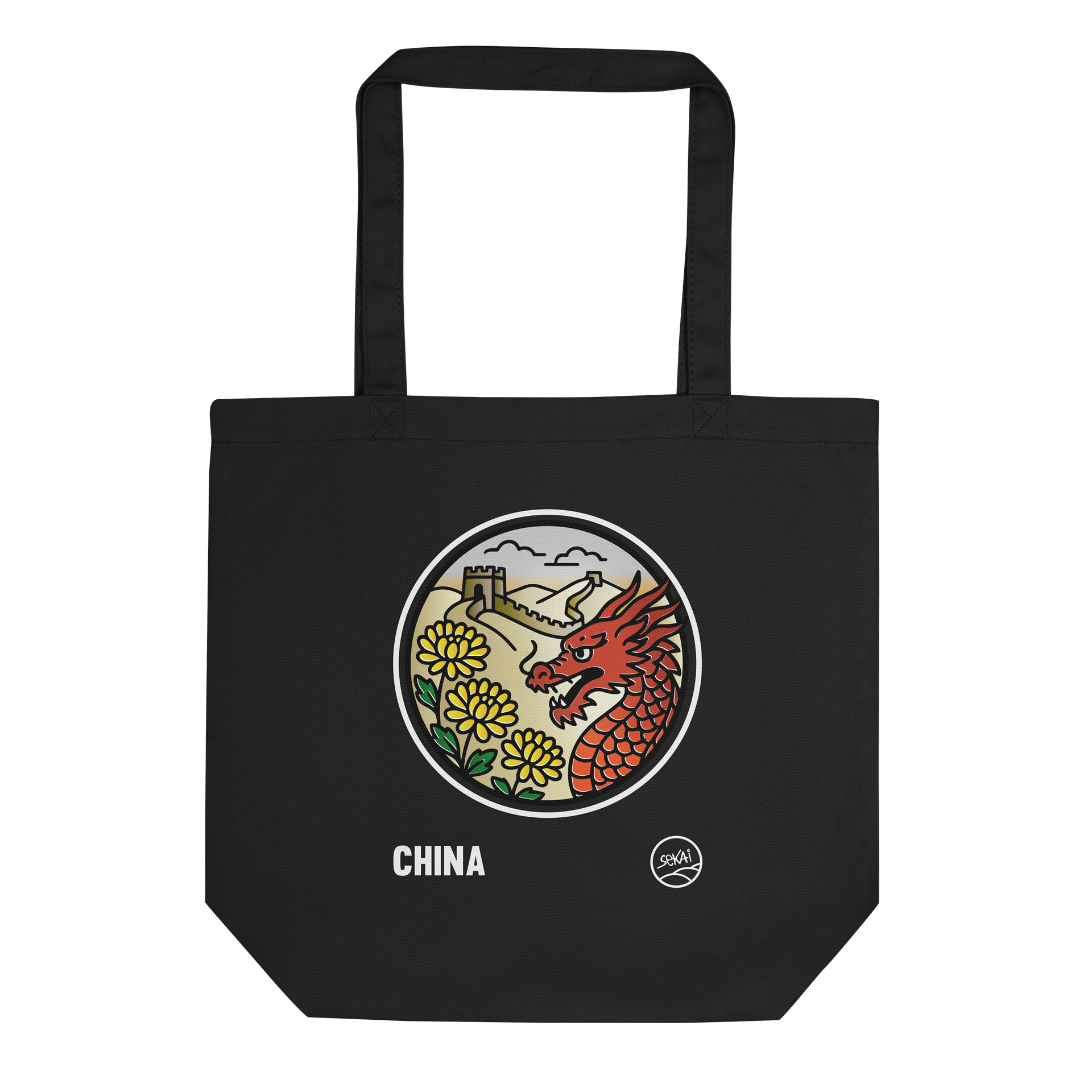 Totebag Eco-Friendly - Colección Sekai China (negro) product image (1)