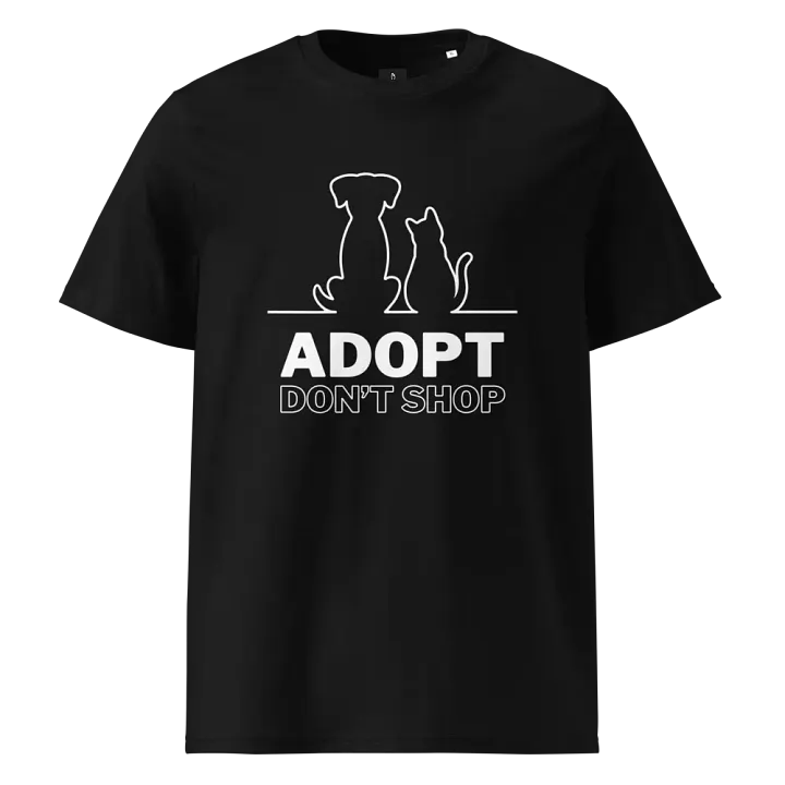 Adopt Don't Shop | Organic Cotton T-Shirt product image (1)