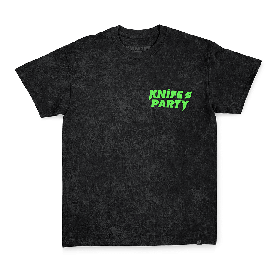 Playing With Power Glow In The Dark Tee (Black Oil Wash) product image (4)