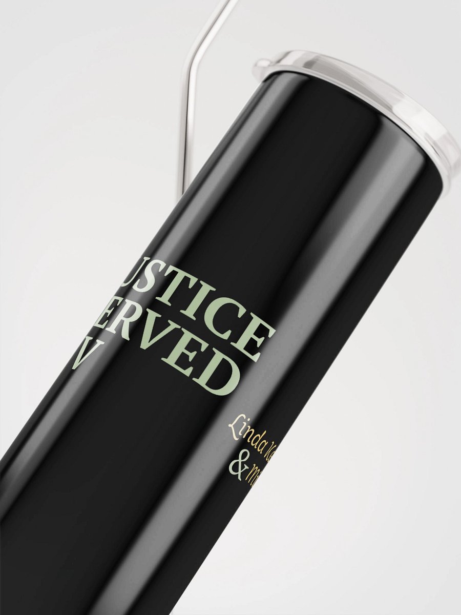 Justice Served Stainless Tumbler w/ Straw product image (8)