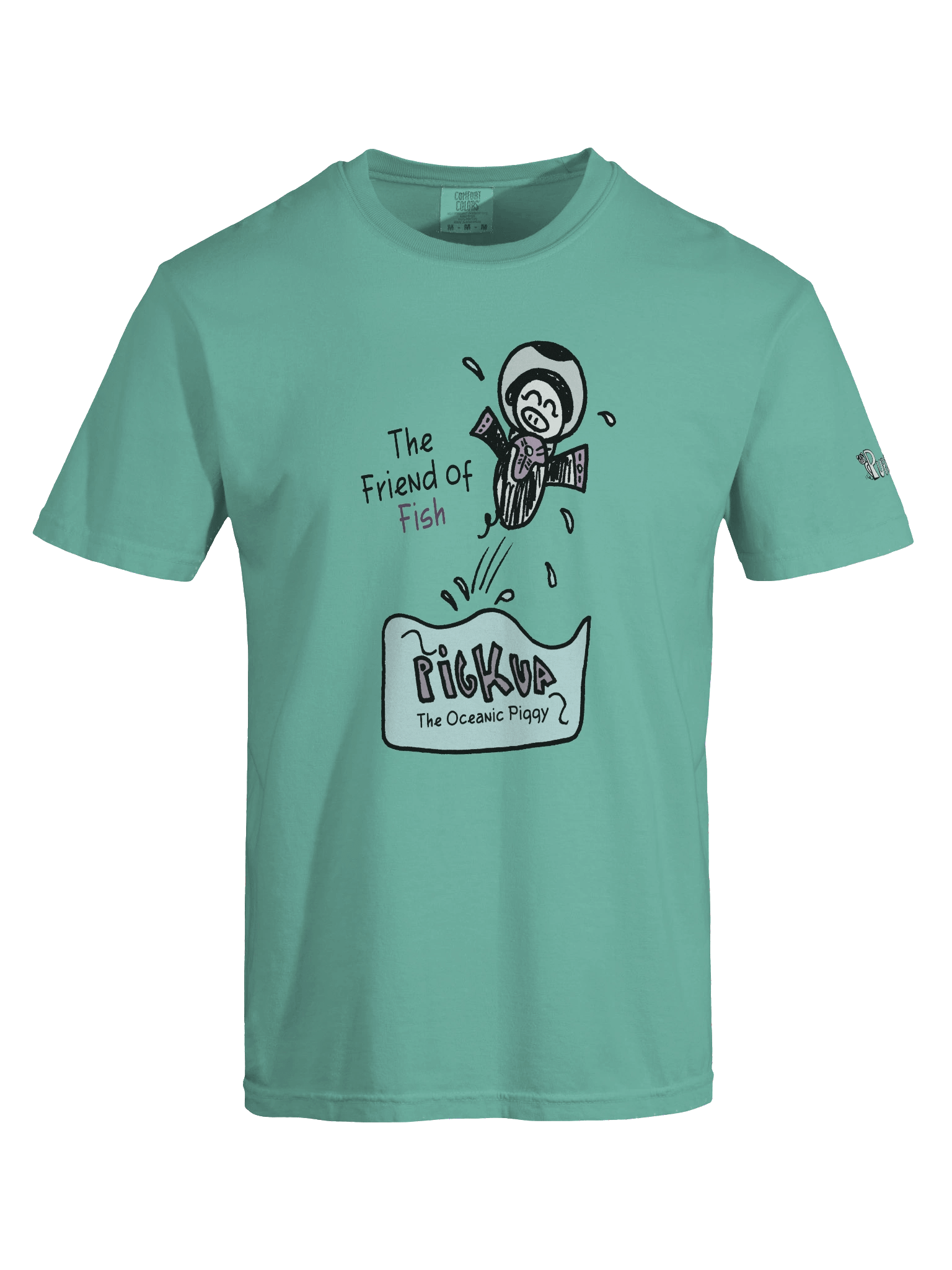 'Pigkua, the oceanic piggy' Pupsies! Heavyweight T-Shirt product image (7)