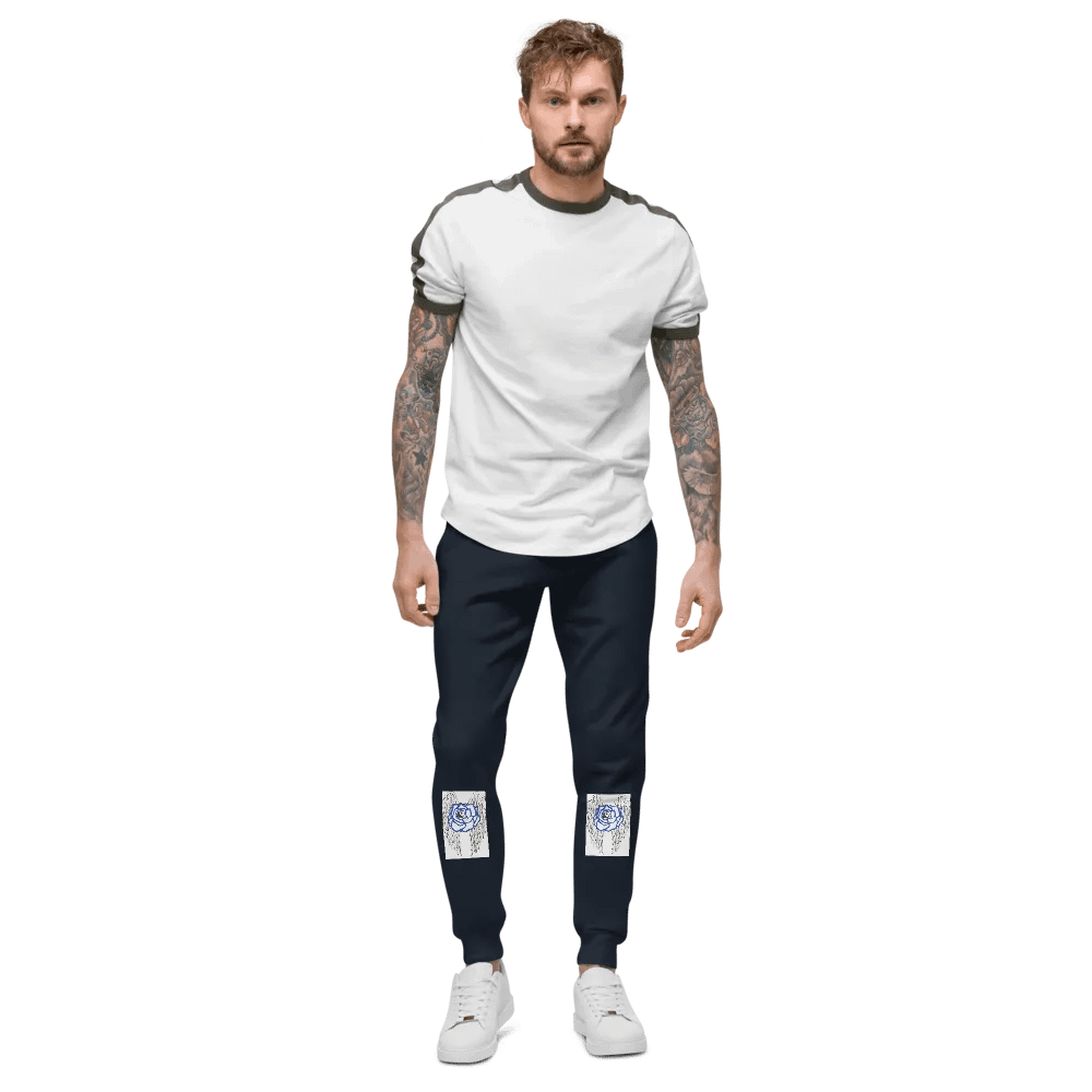 Winged Rose Unisex Fleece Joggers product image (3)