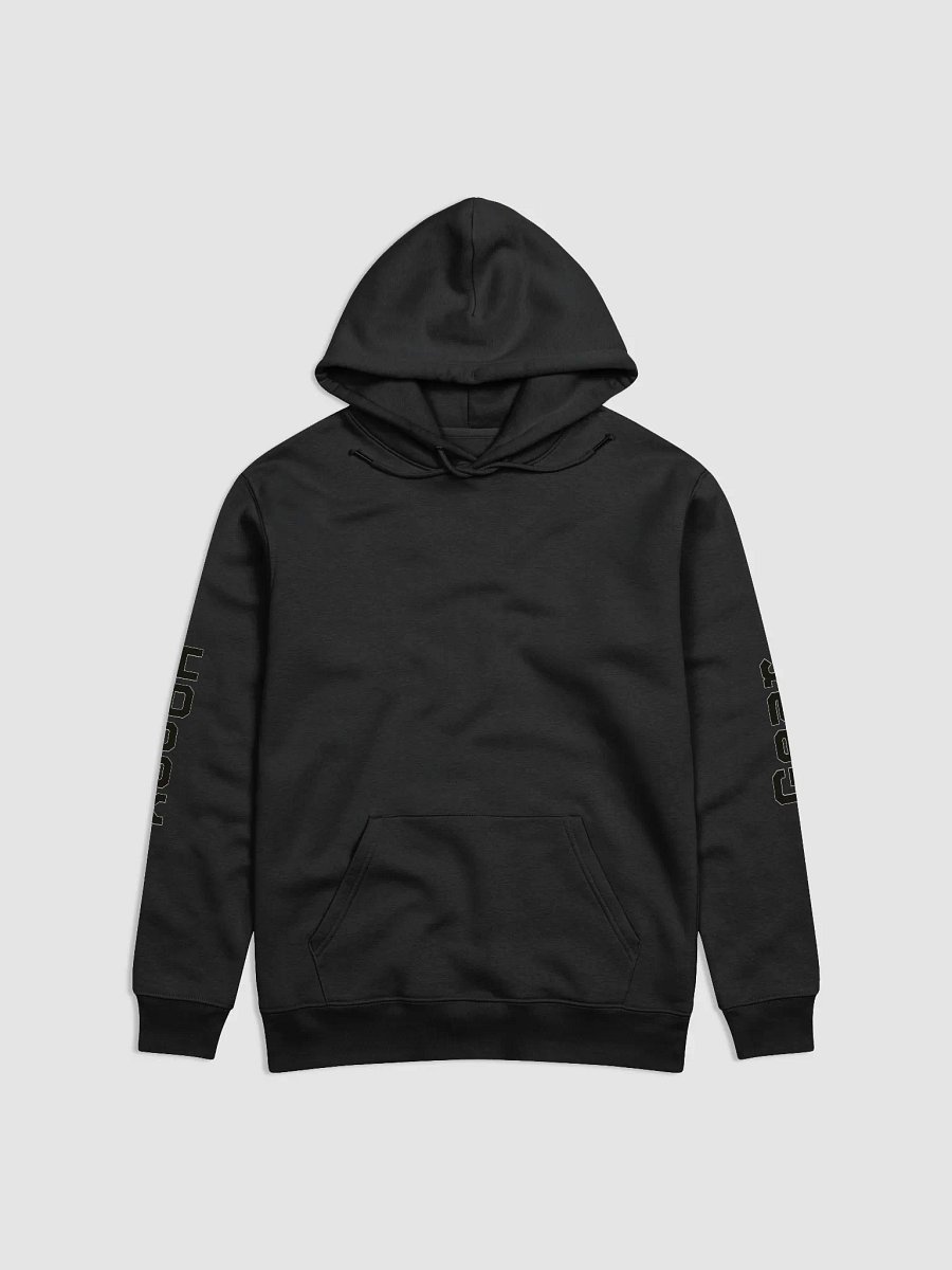 Unisex Essential Eco Hoodie - Black HApex Gear Black Logo product image (2)