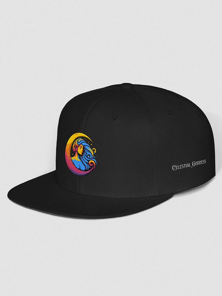 Celestial Crescent Moon Snapback Cap product image (2)