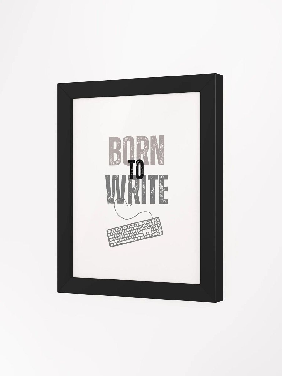 Born to Write Framed Poster product image (55)