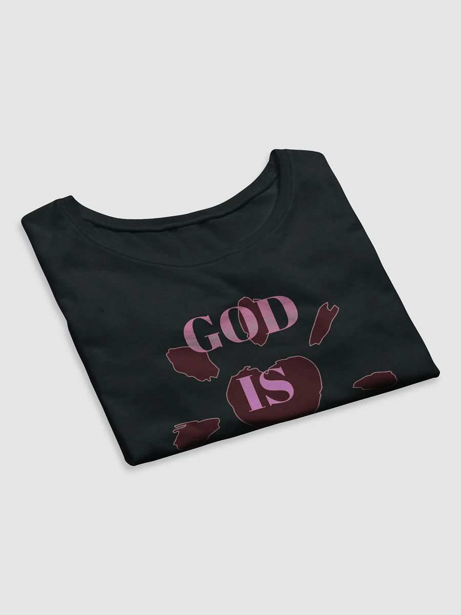 God is love-Bella Canvas Women's Crop Baby Tee product image (7)