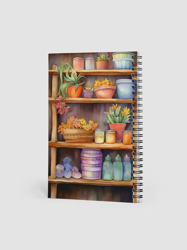 Rustic Wooden shelf Pantry Notebook product image (2)