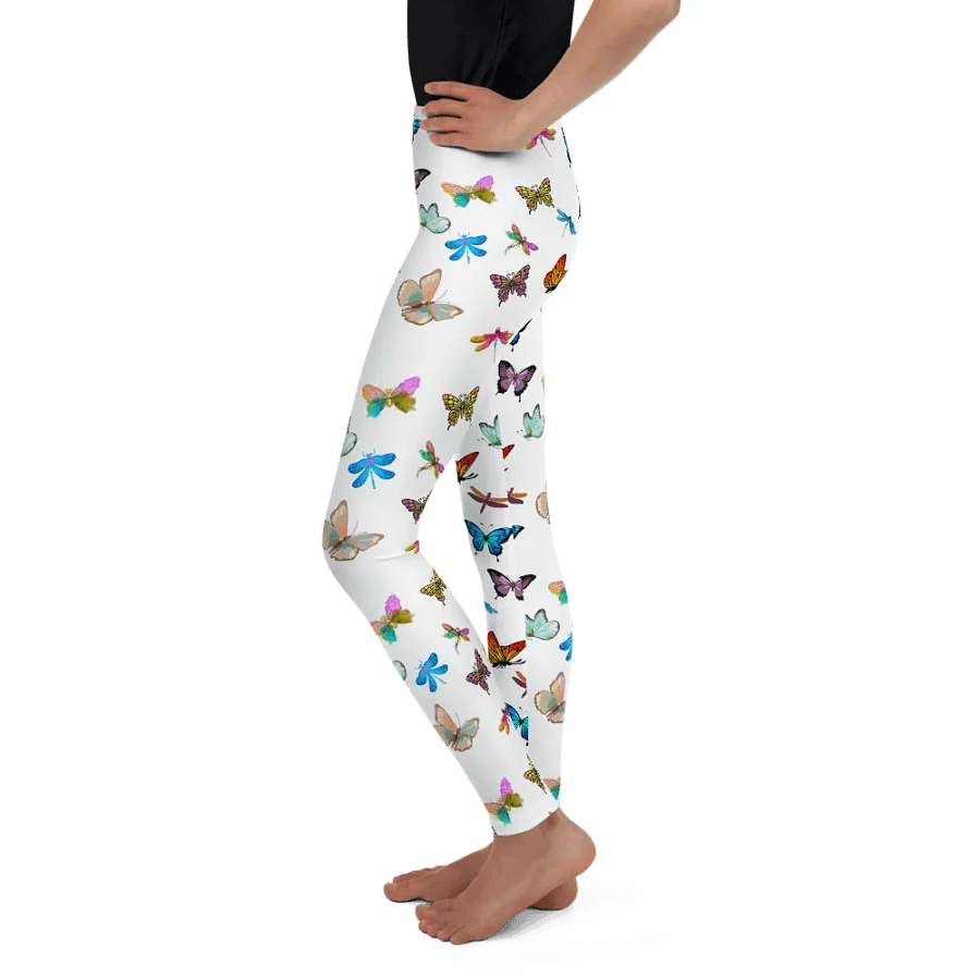 Trendy butterflies Youth Leggings product image (4)