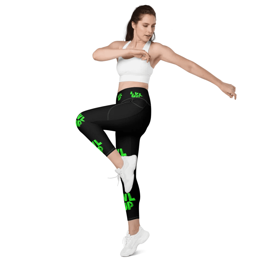 LVL UP Black Yoga Pants product image (12)