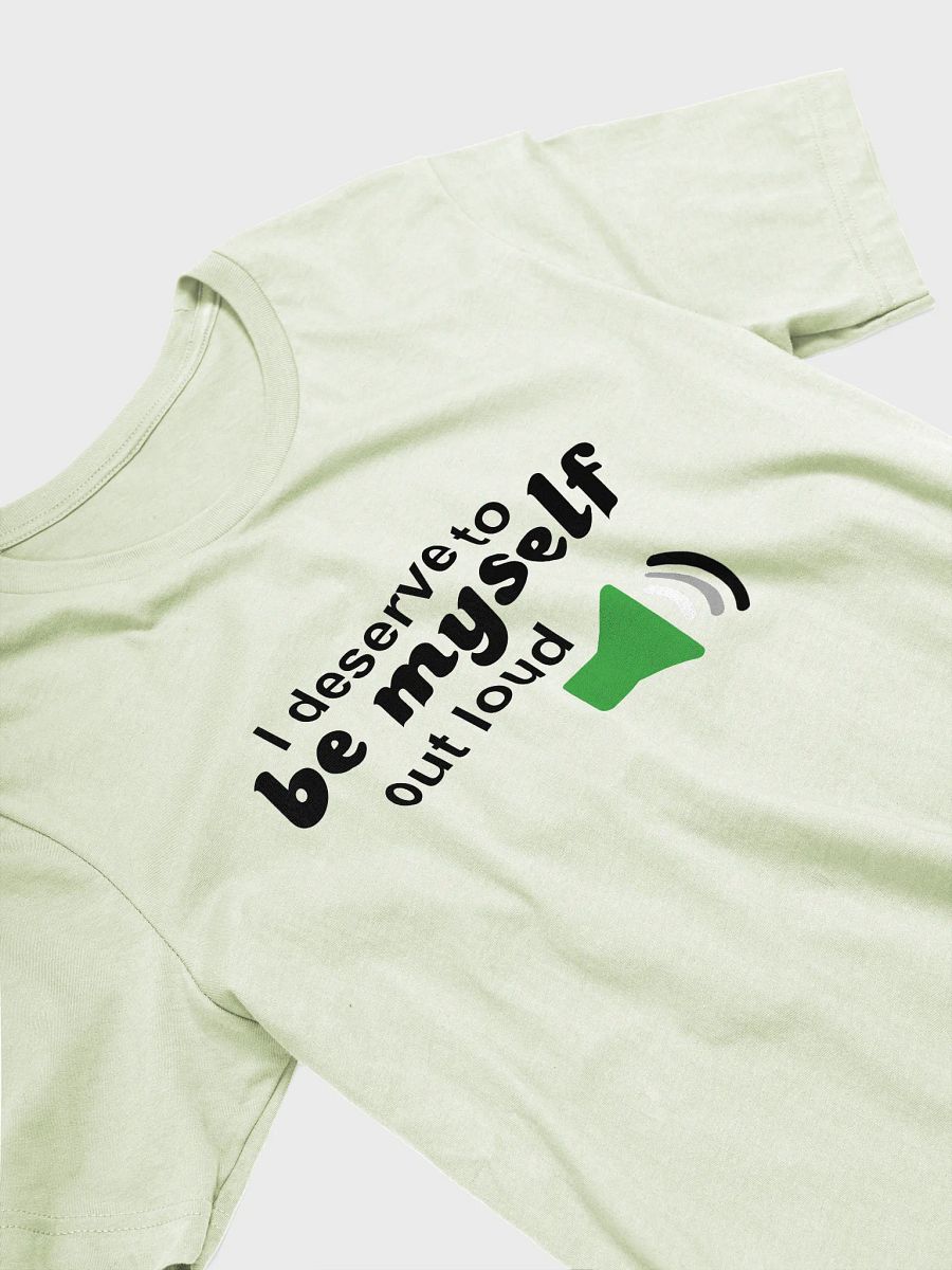 be myself out loud aromantic t-shirt product image (3)