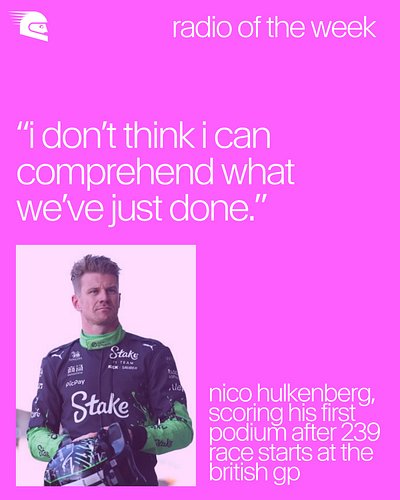 THROW THE STAT AWAY HE’S DONE IT!!!!!! 239 race starts, p19 to podium, the team’s first podium since 2012, and the oldest fir...