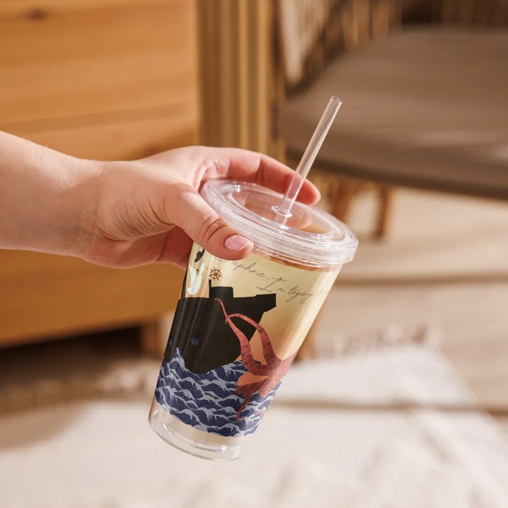 Running A Tight Shipwreck Clear Tumbler product image (9)