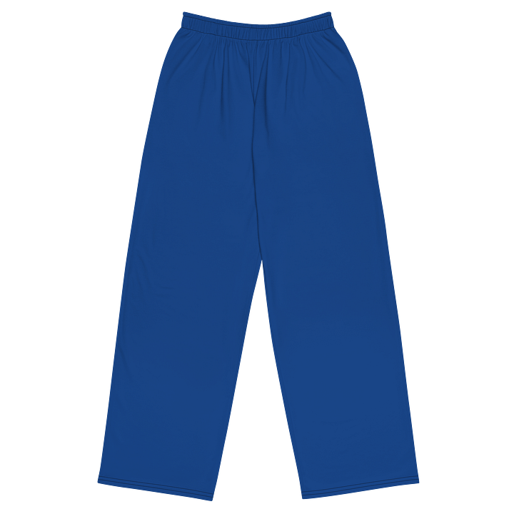 Midnight Veil Designs - Mystic Cerulean Gothic Wide-Leg Unisex Pants product image (1)