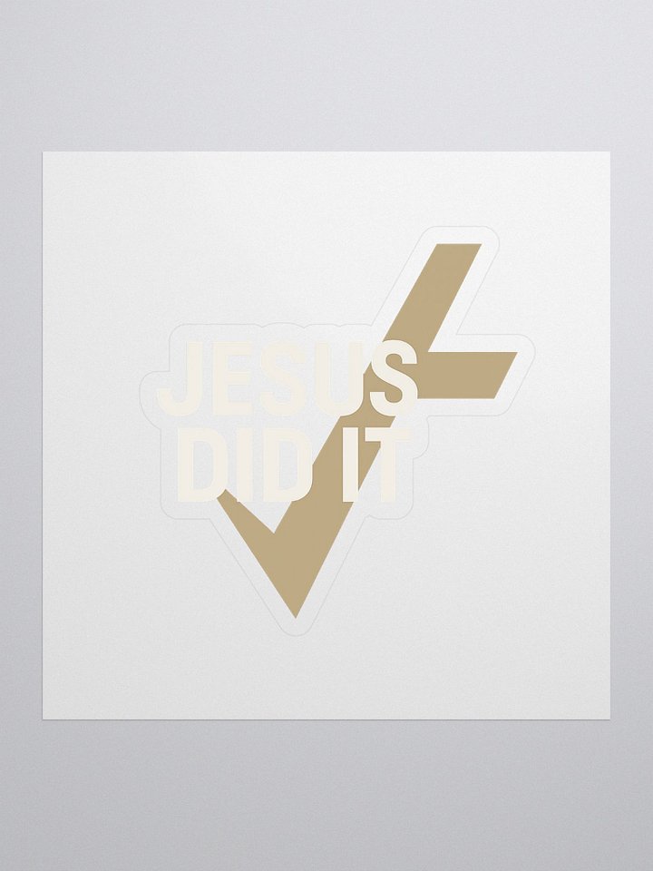 Divine Checkmark Kiss Cut Stickers product image (1)