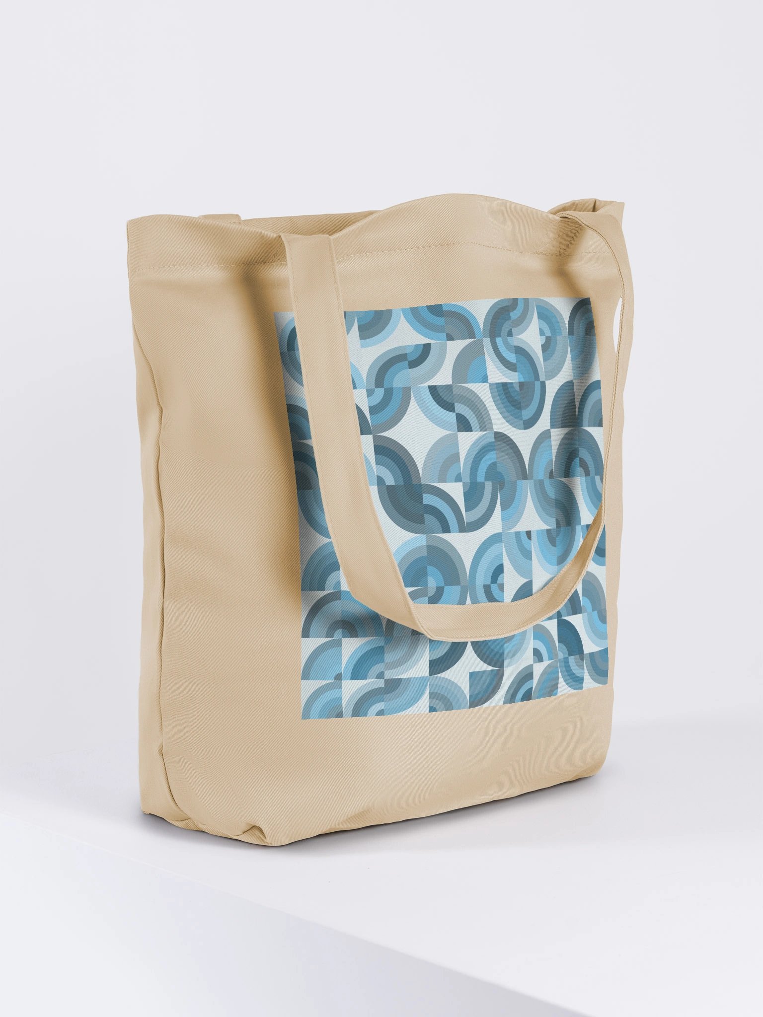 Wave Motion Organic Tote Bag product image (4)