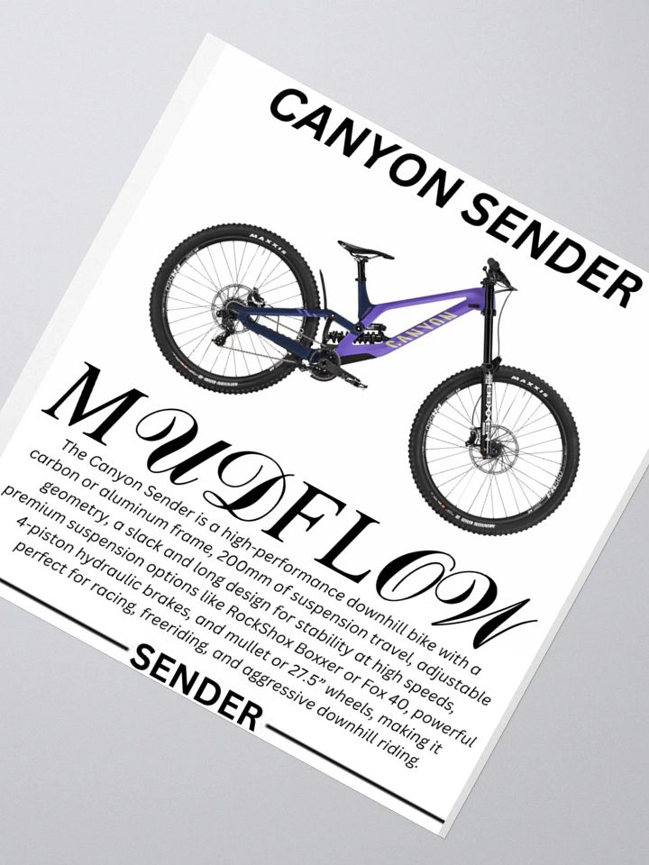 Mudflow Canyon Sender Sticker product image (8)