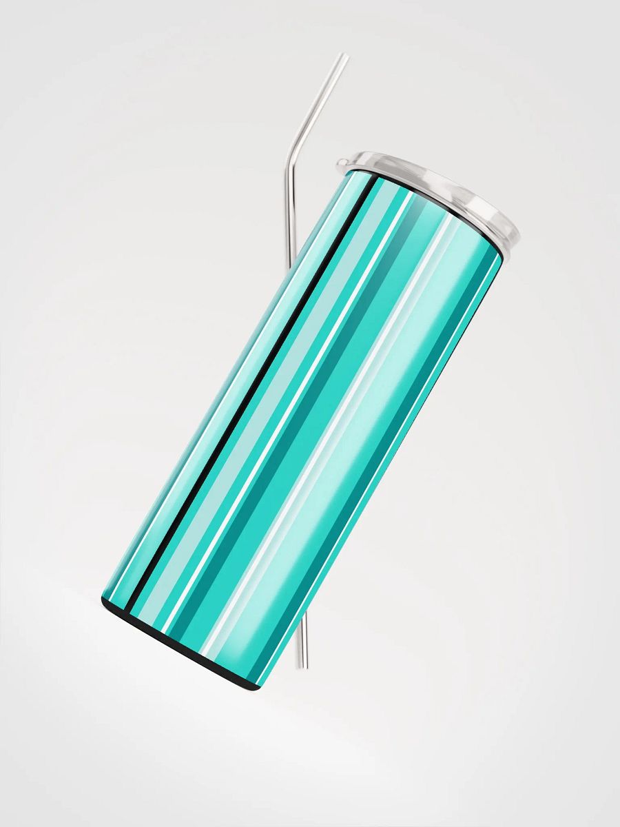 Party Time! Teal Stripe 20 oz Tumbler product image (5)