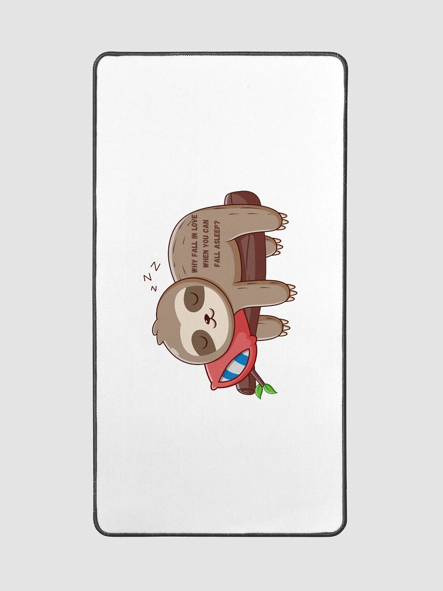 Sloth Snooze Desk Mat product image (2)