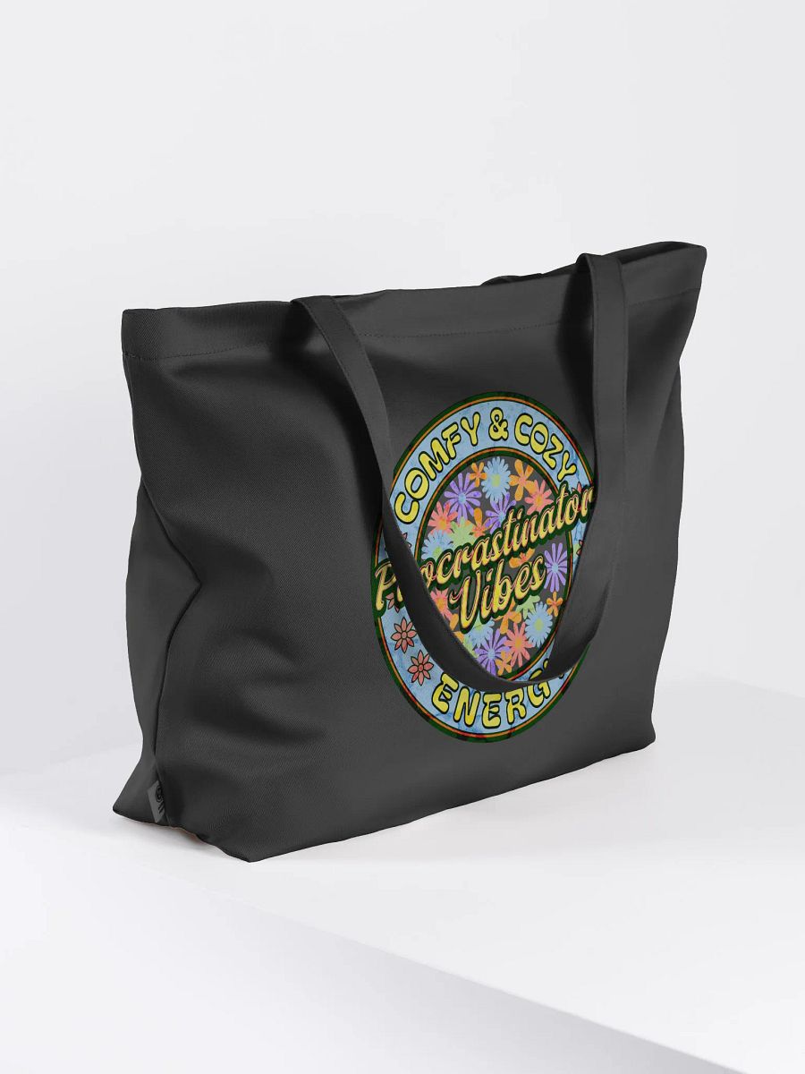 Procrastinator Vibes Comfy And Cozy Energy Floral Energy Eco Tote product image (1)