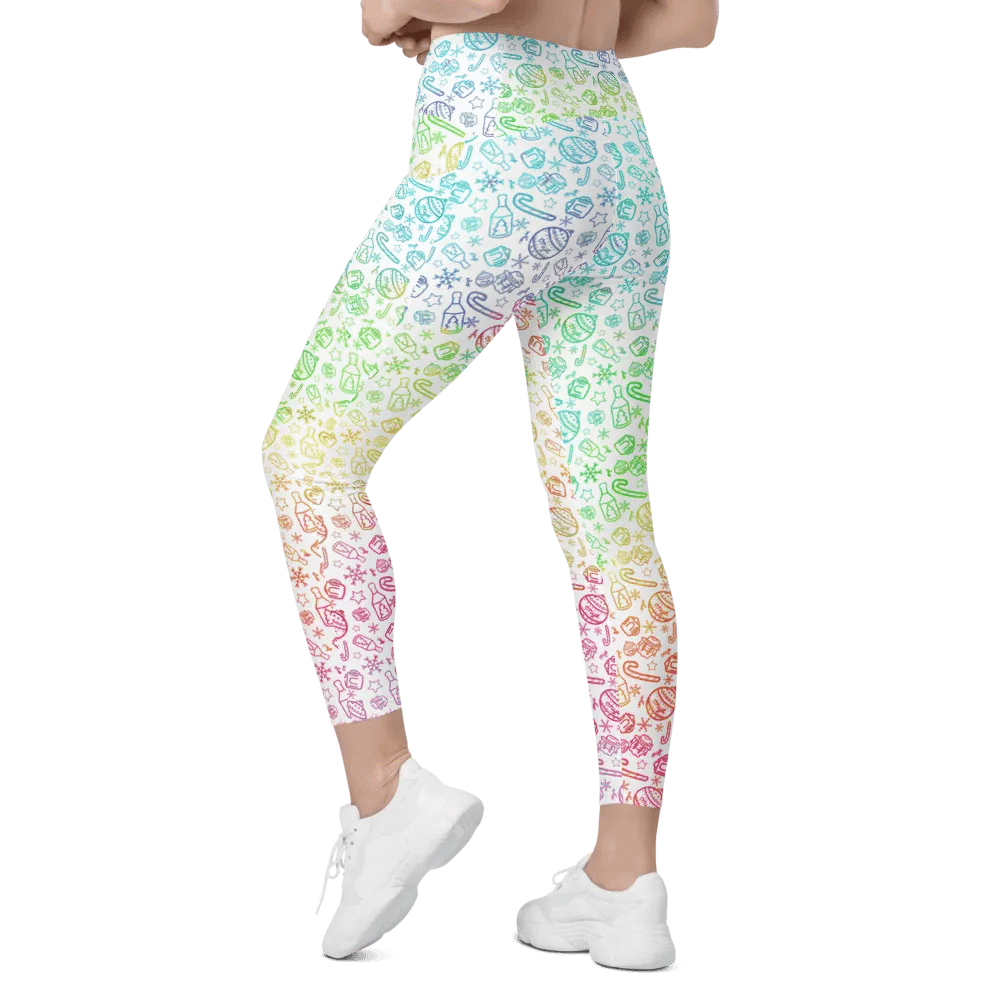 Limited Edition Christmas Rainbow Leggings product image (11)