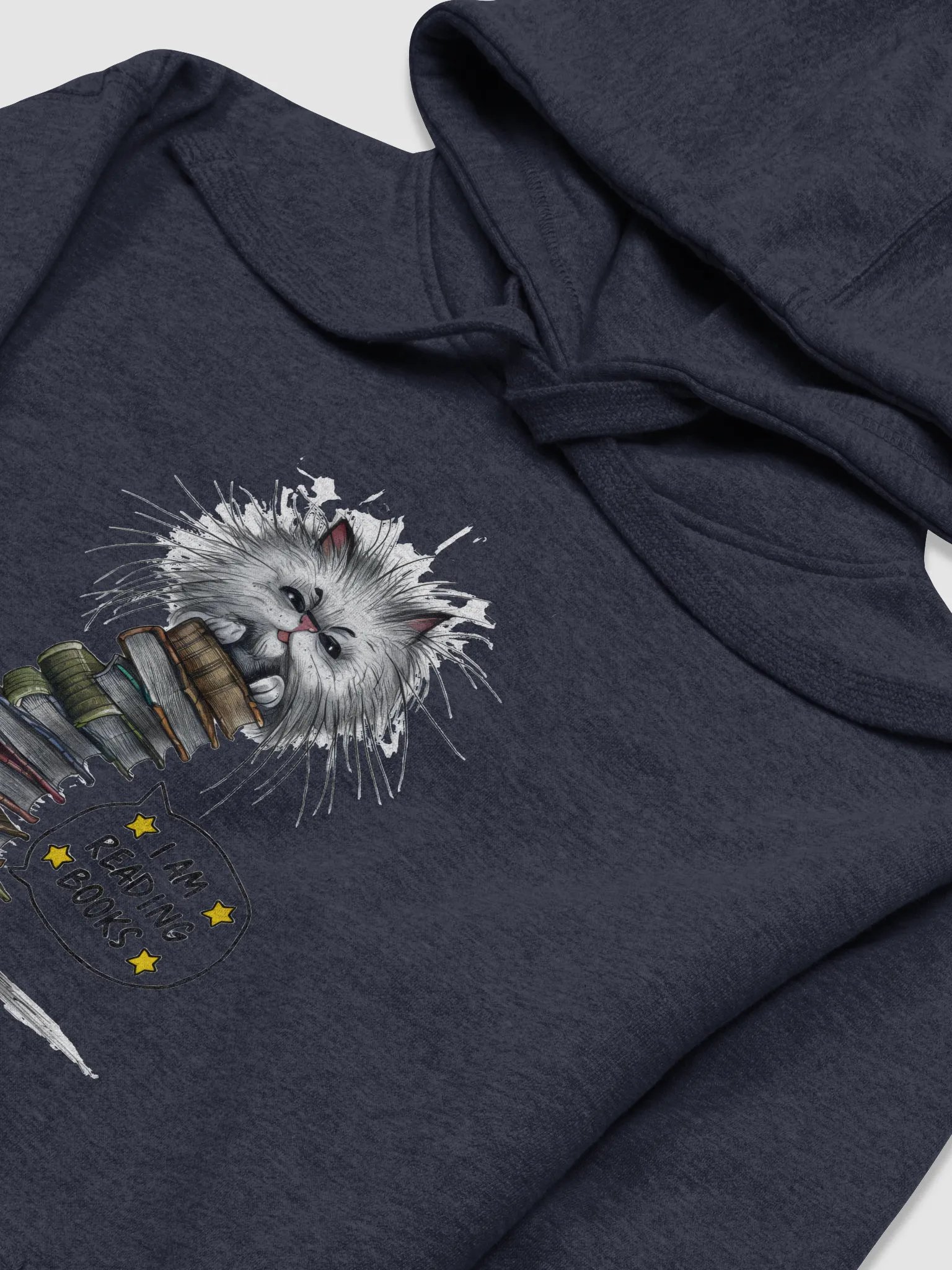 Bookworm Cat Comfort Hoodie product image (20)