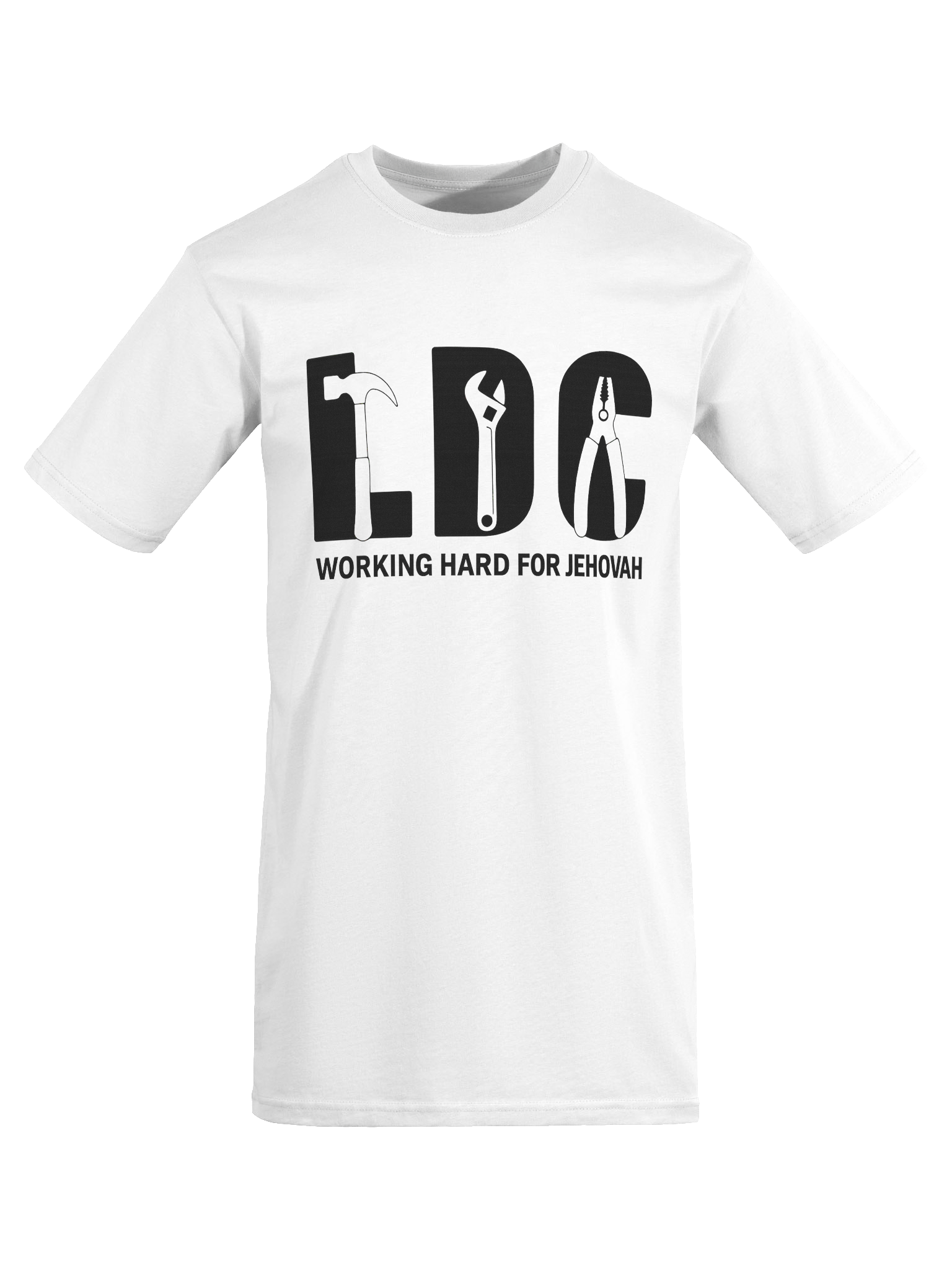 LDC Volunteer Tee – Heavyweight Cotton | Working Hard for Jehovah product image (13)