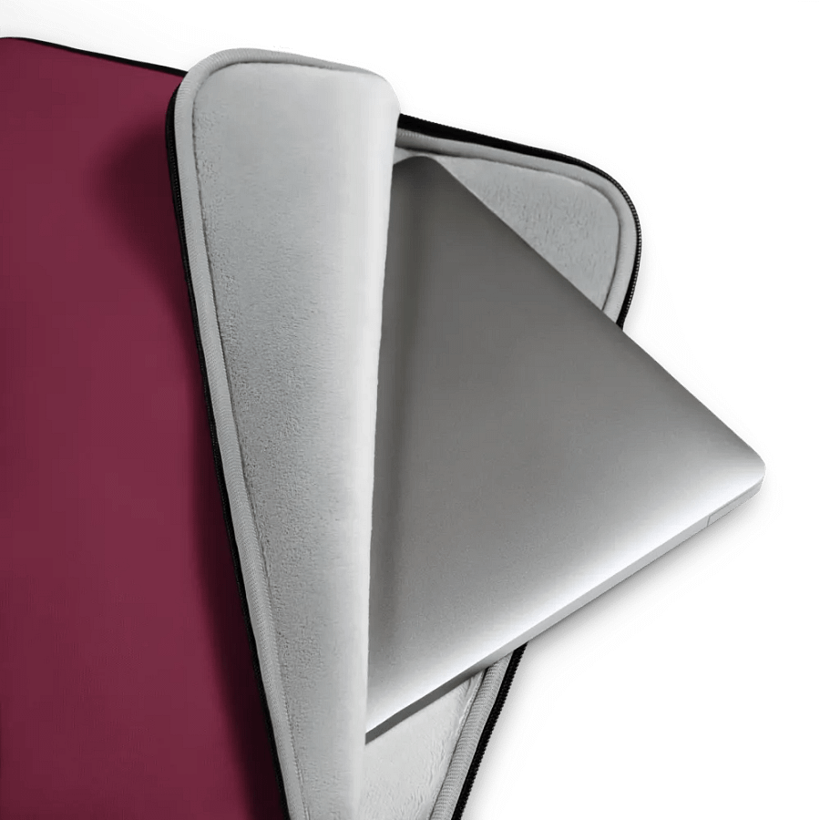 Maroon Laptop Sleeve product image (3)