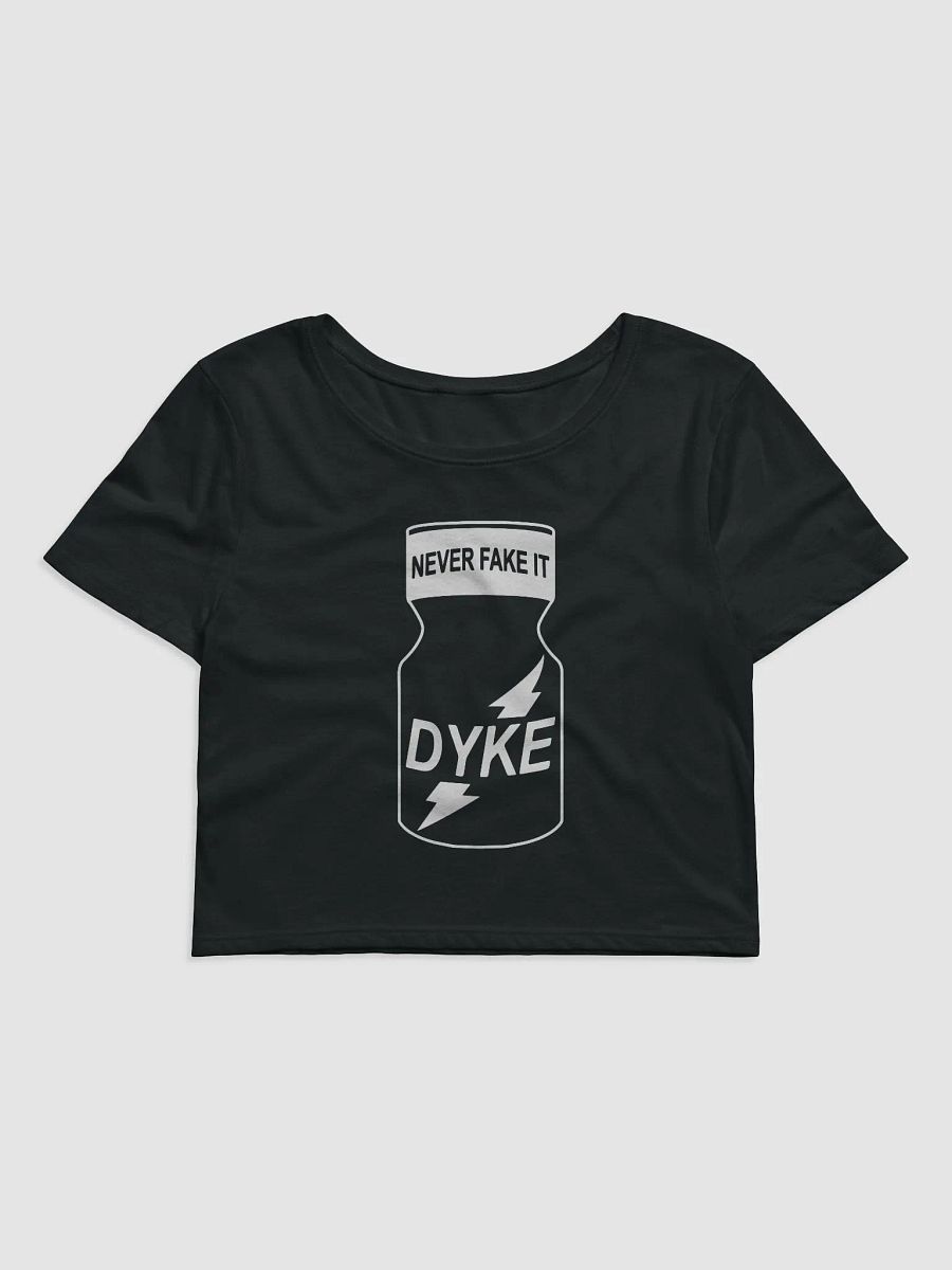 Dyke Poppers Cropped Tee 👃 Black product image (1)