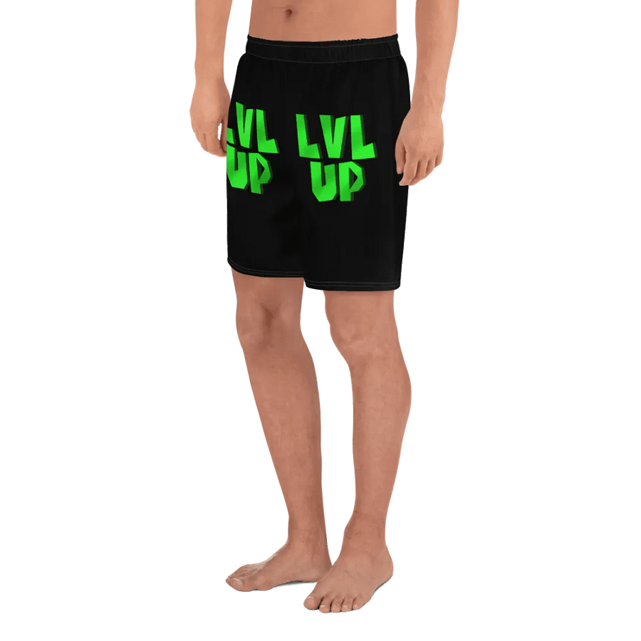 LVL UP Mens Black Workout Shorts product image (3)