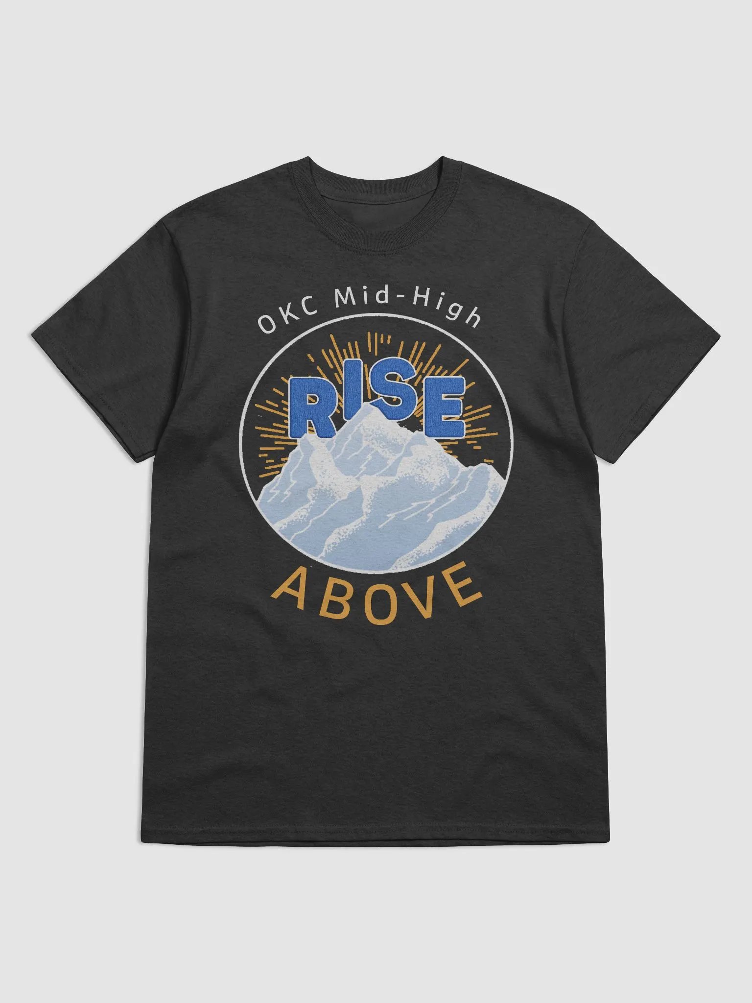 Rise Above OKC Mid-High Tee Dark Colorway product image (1)