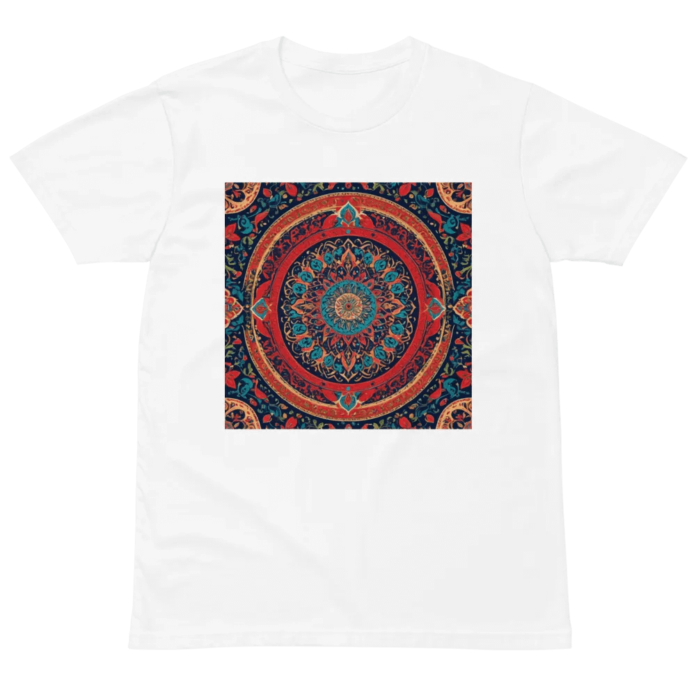 T-Shirt with Persian Carpet Design Mix of Beautiful Colors product image (2)