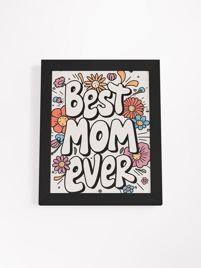 Whimsical Tribute to Mom Framed Poster