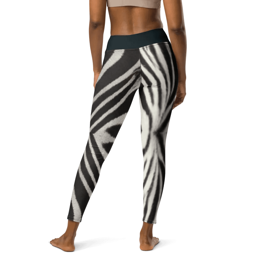 Zebra Stripes Pattern | All-Over Print Yoga Leggings product image (2)