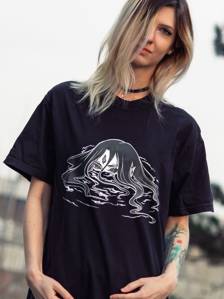 Mystic Depths T-Shirt (Black) product image (4)