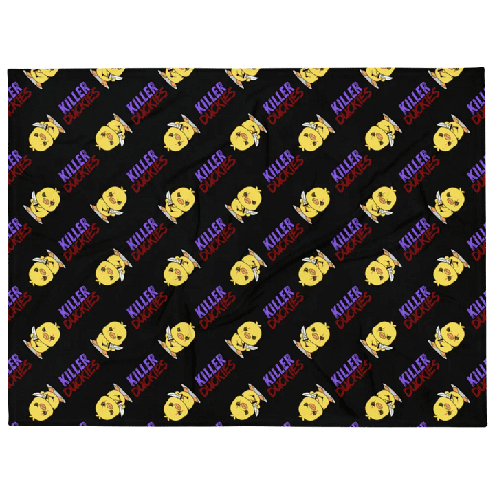 Killer Duckie Throw Blanket product image (1)