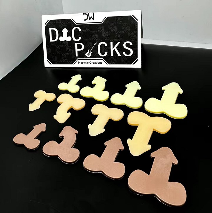 Dic Picks: Rock Hard Guitar Picks | Set of 12 - 16 - 18 product image (2)