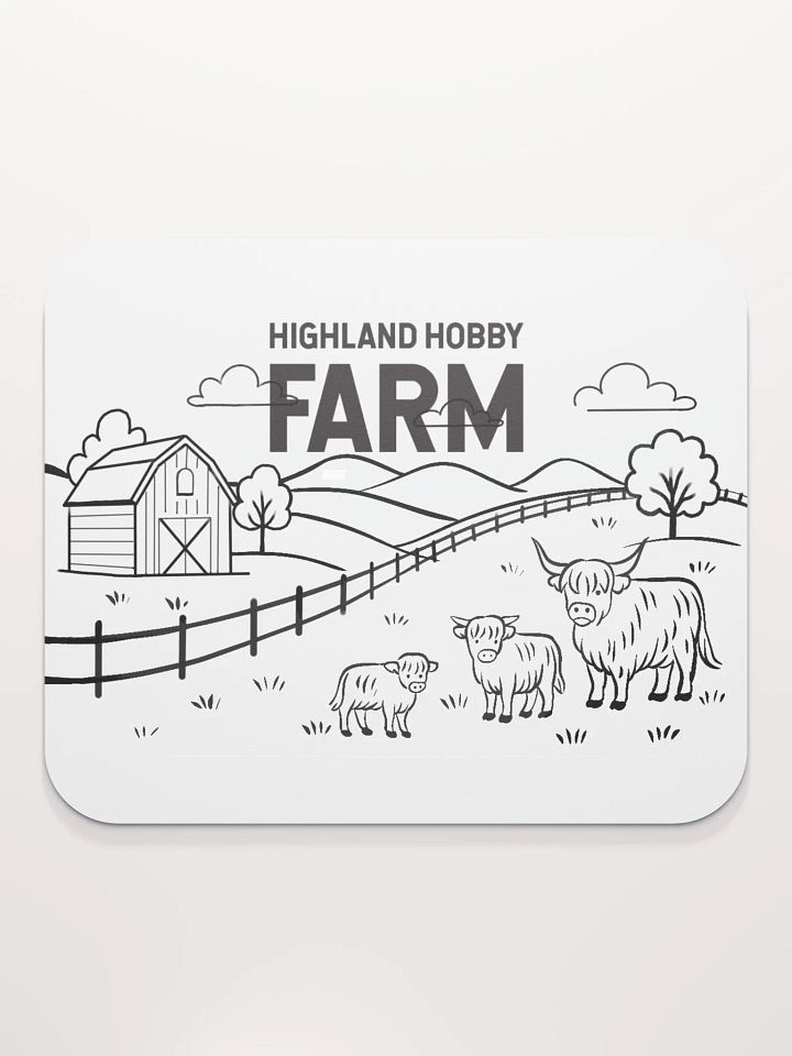 Highland Hobby Farm Mouse Pad - Spring Time! product image (2)
