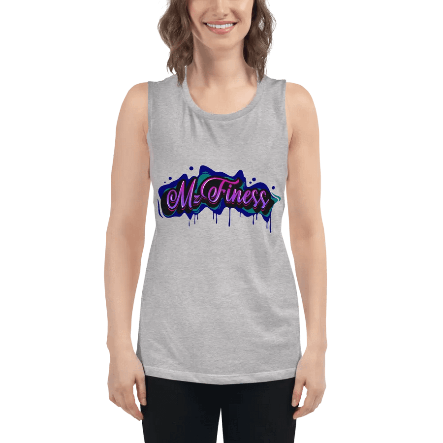 Neon Glow MzFiness Logo Tank product image (6)