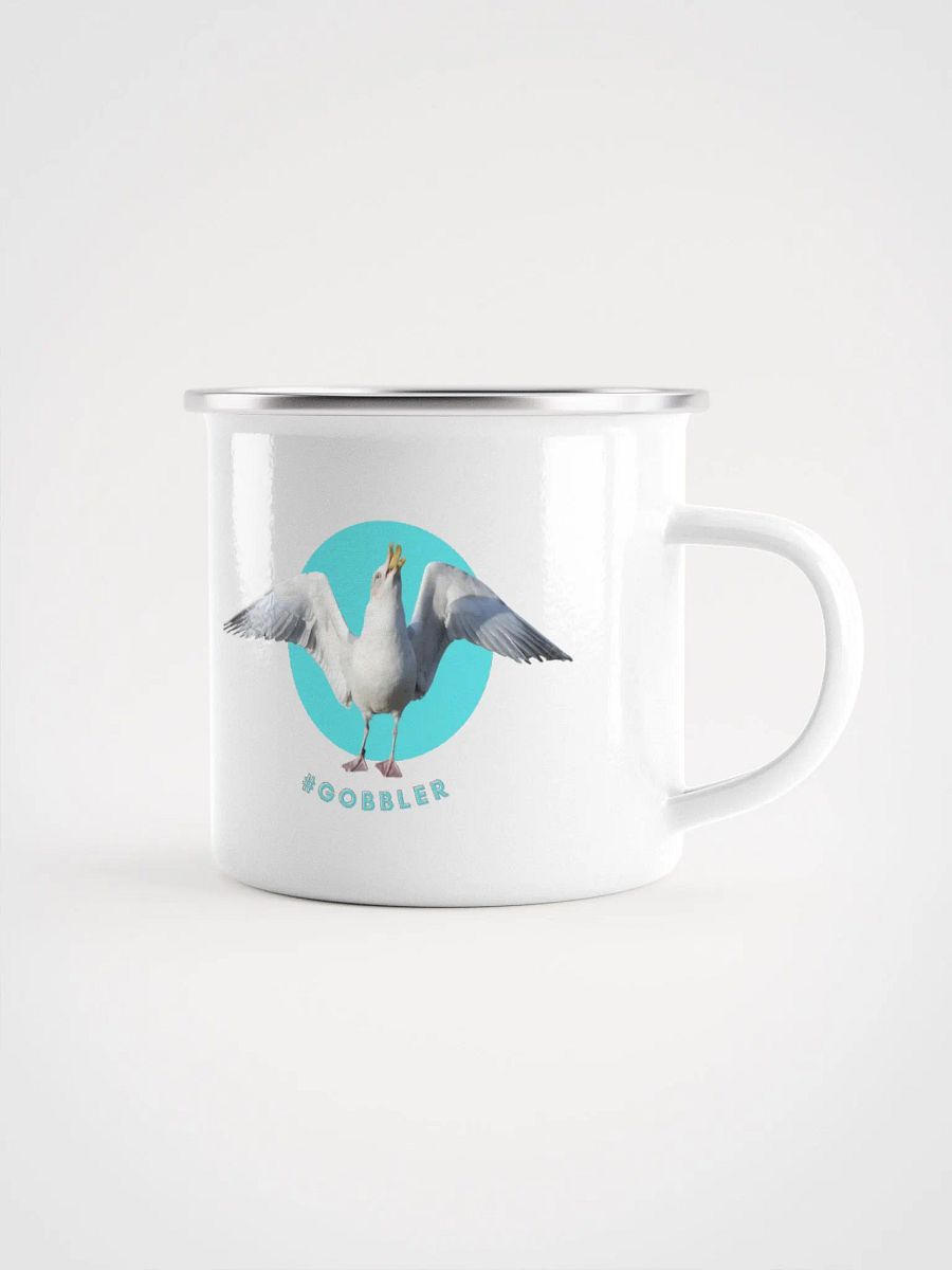 #Gobbler Seagull Enamel Mug product image (1)