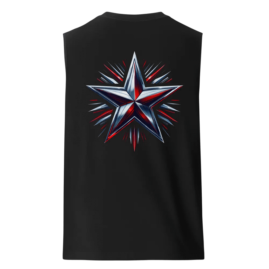 T3 Red Star Burst Mens Tank product image (1)