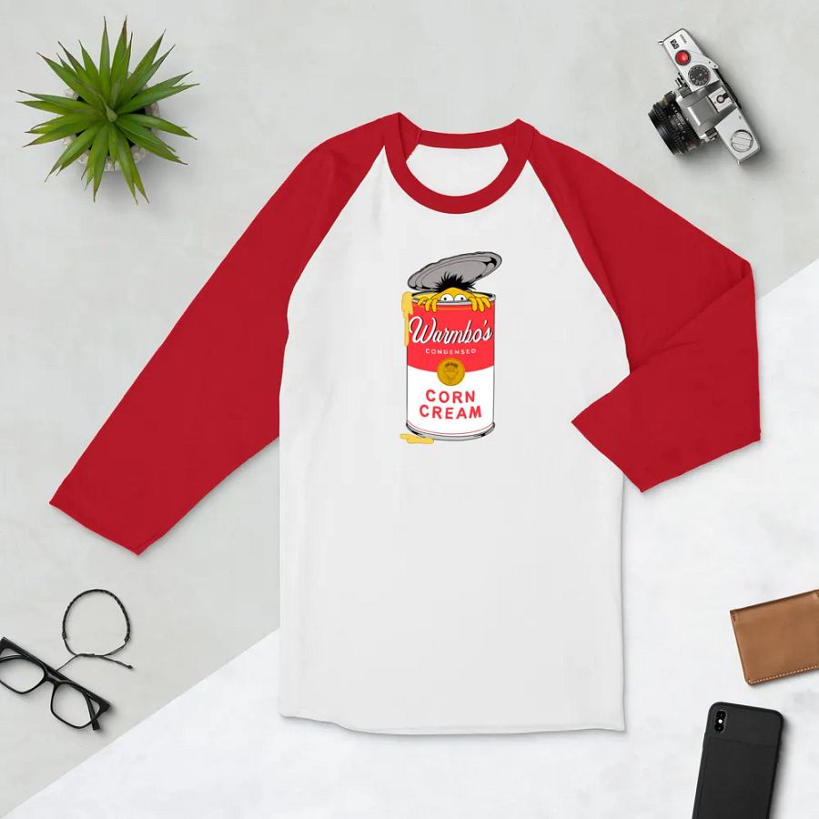 Warmbo's Corn Cream Raglan T-shirt product image (85)