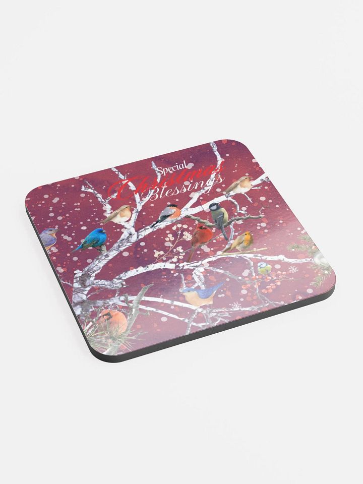 Festive bird Blessings Coaster Set for host and hostess product image (2)