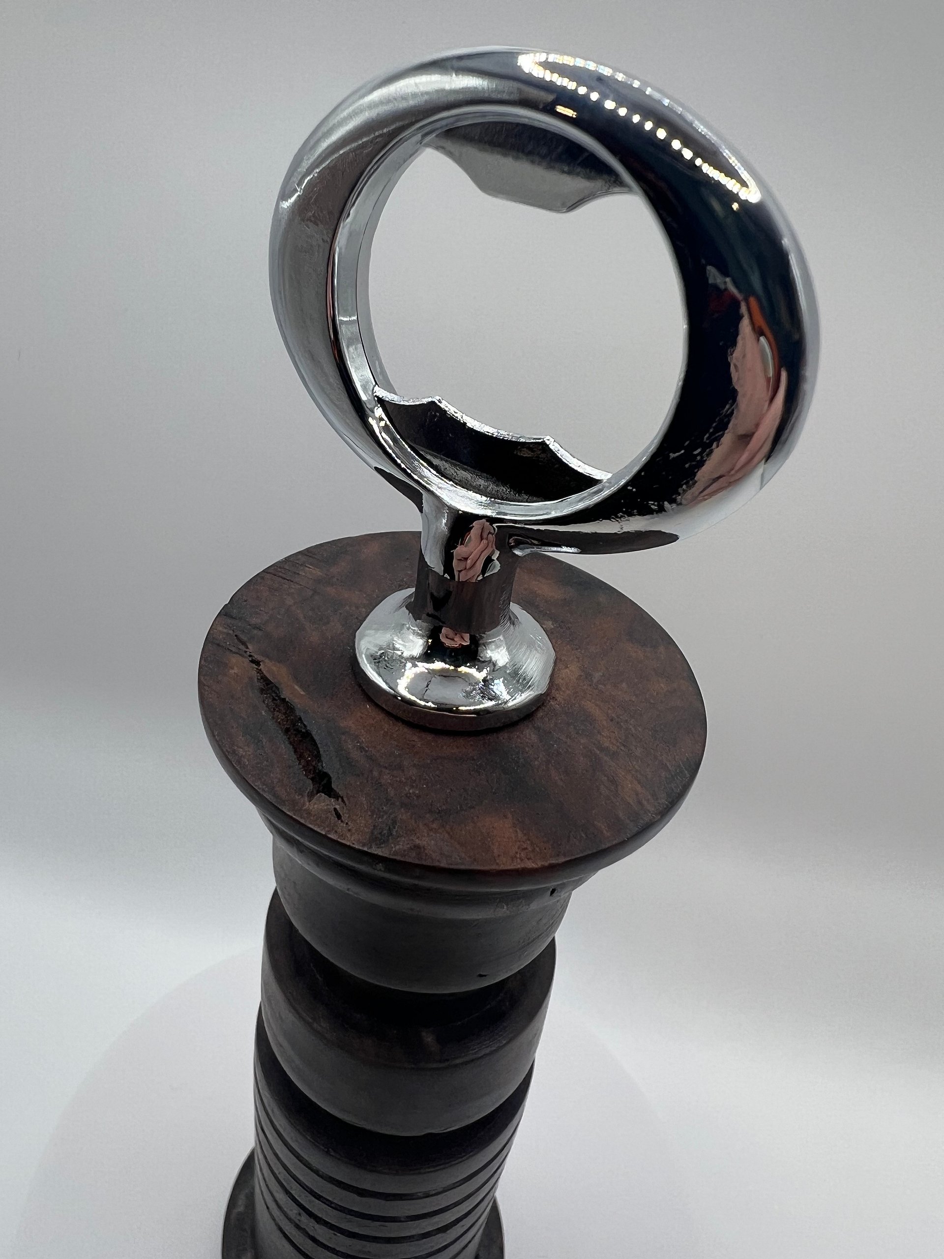 Hand-Turned Star Wars Inspired Black Walnut Burl Bottle Opener product image (1)